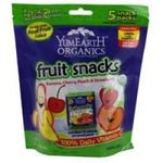 Yummy Earth Fruit Snacks Organic Banana Cherry Peach Strawberry 3.5oz