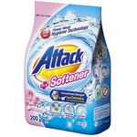 Attack Powder Detergent Plus Softener Sweet Floral 200g