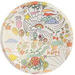 Meri Meri Happy Doodle Large Paper Party Plates X 8