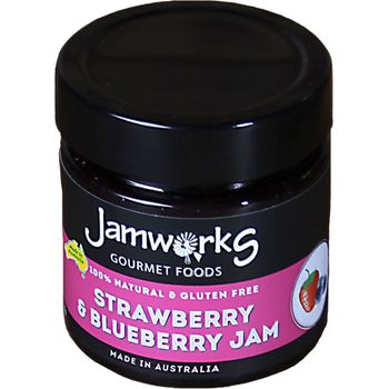 Jamworks Strawberry And Blueberry Jam 300g