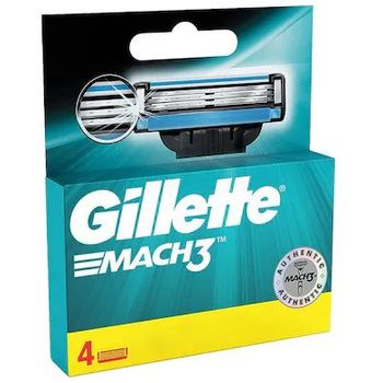 Gillette Mach3 Refills 4pcs