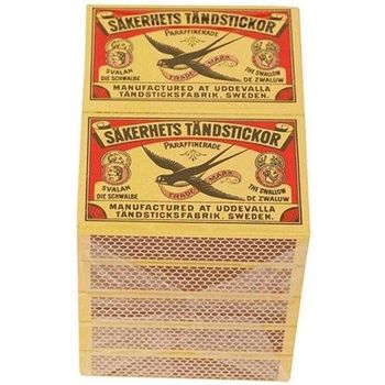 Satvik Sakerhets Tandstickor Wood Safety Match Sticks Box 10s