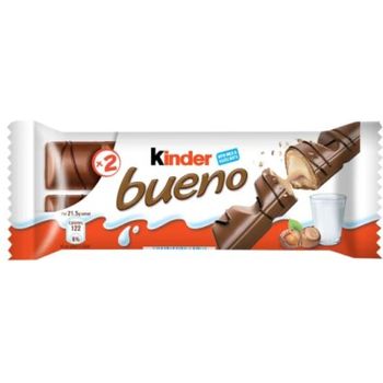 Kinder Bueno Milk Chocolate Wafer Bar 43g