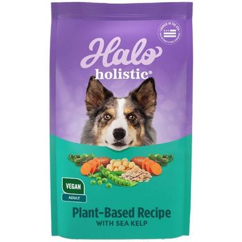 Halo Holistic Plant -Based Recipe with Sea Kelp,Dry Dog Food Bag, Adult Formula 4.5kg
