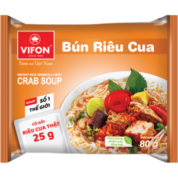 Vifon Instant Rice Vermicelli With Crab Soup 80g