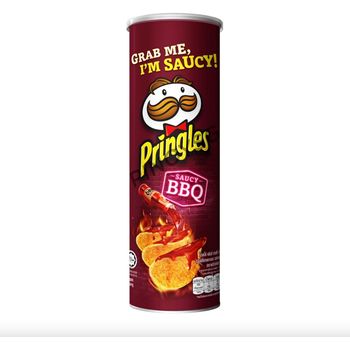 Pringles Potato Crisps Saucy BBQ 147g