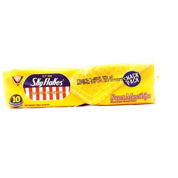 M. Y. San  Skyflakes Cracker Sandwich  Sweet Mantikilya Butter Cream Flavour 300g