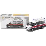 Tiny #21 Iveco Daily Police Patrol Car White/Red 1/76 Diecast Car