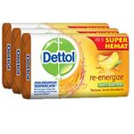 Dettol Re Energize Anti Bacterial Bar Soap 3pcs 100g