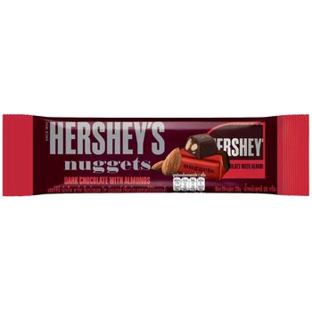 Hershey's Nuggets Dark Chocolate with Almonds 28g