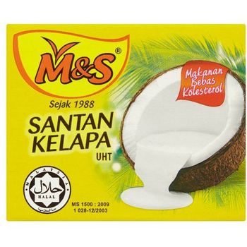 [Santan Kelapa] M&S UHT Coconut Milk 200ml