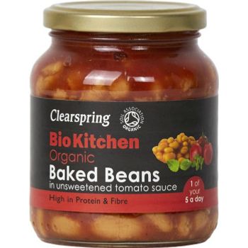 Clearspring Organic Baked Beans Unsweetened 350g