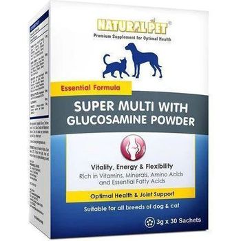 Natural Pet Super Multi with Glucosamine Powder 90g