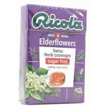 Ricola Sugar Elderflower Flv Candy Box 20 Pack