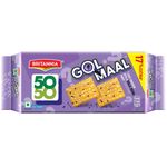 Britannia 50-50 Golmaal Light Crackers with Kaala Jeera Biscuits, 200g