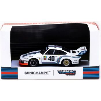 Tarmac Works Porsche 935/76 24h Le Mans 1976 Martini Racing #40 Diecast Car