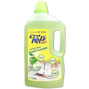 Top Bright Antibacterial Floor Cleaner Green Apple 2l