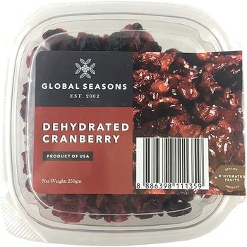 Global Seasons Dehydrated Cranberry 250g