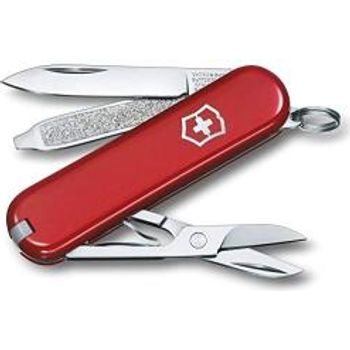 Victorinox Classic SD Printed Red Swiss Army Pocket Knife