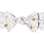 Copper Pearl Baby Knit Headband Bow Arlo