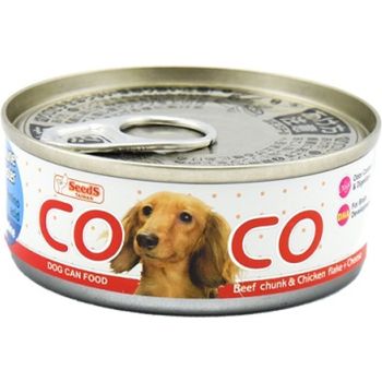 Seeds Coco Beef Chunk And Chicken Flake And Cheese 80g