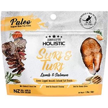 Absolute Holistic Air Dried Cat Treats Surf And Turf 50g