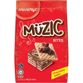 Munchy's Wafer Bites Chocolate Muzic 90g