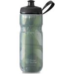 Polar Bottle Sport Insulated Water Bottle Bpa-free Sport And Bike Squeeze Bottle With Handle contender Olive And Silver 685g