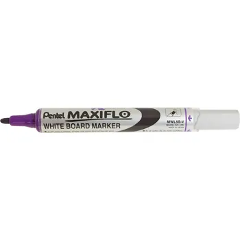 Pentel MaxiFlo Whiteboard Marker Bullet Tip Violet 4mm