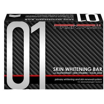 FrontRow 01 Skin Whitening Soap Bar With Glutathione, Kojic Acids and Skin Vitamins