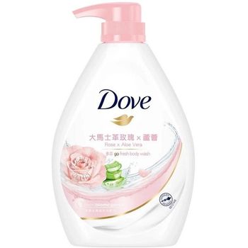 Dove Go Fresh Rose and Aloe Vera Paraben Free Body Wash 1kg