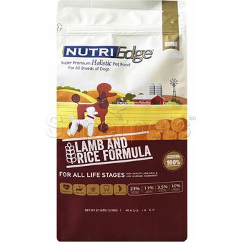 Nutri Edge Dog Holistic Lamb And Rice 12.5kg
