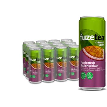 Heaven And Earth Fuze Tea Ice Passionfruit Tea 12 x 300ml