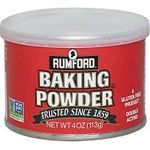 Rumford Baking Powder Non-gmo Gluten Vegan Vegetarian Double Acting Baking Powder