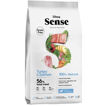 Dibaq Sense Grain Free Puppy Turkey And Salmon 2kg