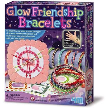 4M Creative Craft Glow Friendship Bracelets