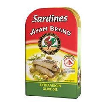 Ayam Brand Sardines In Extra Virgin Olive Oil 120g
