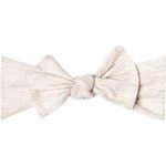 Copper Pearl Adjustable Knit Headband Oat