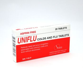 Uniflu Colds And Flu Tablets 20pcs