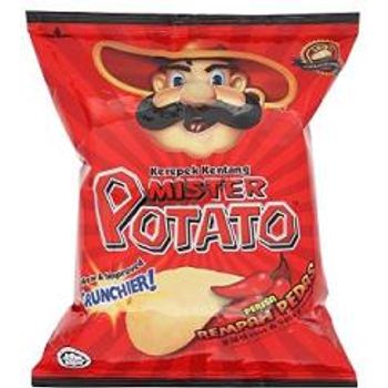 Mister Potato Chips Hot Spicy Flavour 75g