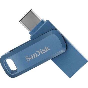 SanDisk USB Flash Memory 64GB USB-Type C Ultra Dual Drive Go Navy Blue