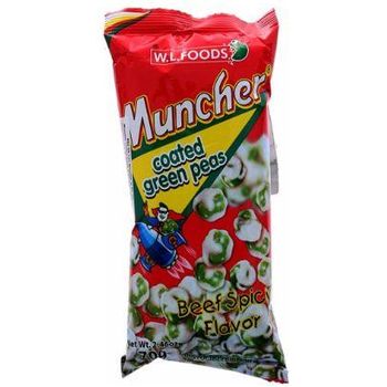 Muncher Coated Green Peas Spicy Beef flavor 70g