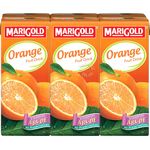 Marigold Fruit Drink Orange 6 x 250ml