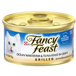 Fancy Feast Grilled Ocean Whitefish And Tuna Feast in Gravy 85g