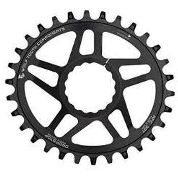 Wolf Tooth Elliptical Dropstop Direct Mount Oval Chainring For Race Face Cinch Direct Mount 32 