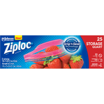 Ziploc Storage Bag Quart 25s