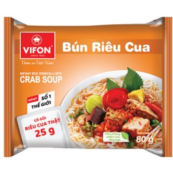 Vifon Instant Rice Vermicelli With Crab Soup 80g