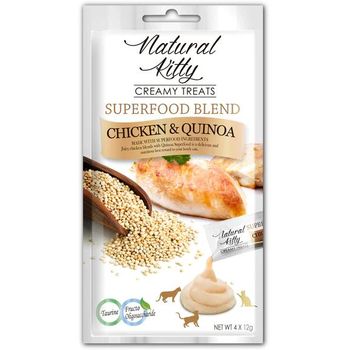 Natural Kitty Creamy Treats Superfood Blend Chicken And Quinoa 48g