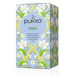 Pukka Organic Herbal Tea Relax Chamomile Fennel And Marshmallow Root 0.8oz 20 Count