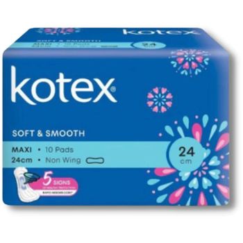 Kotex Soft And Smooth Maxi 24cm 10pcs
